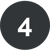 Number 4 in circle